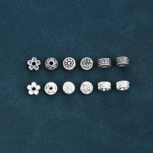 Spacer Beads Jewelry 925 Sterling Silver DIY Sold By PC