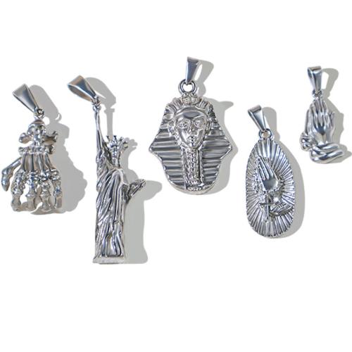 Stainless Steel Pendants 304 Stainless Steel plated DIY Sold By PC