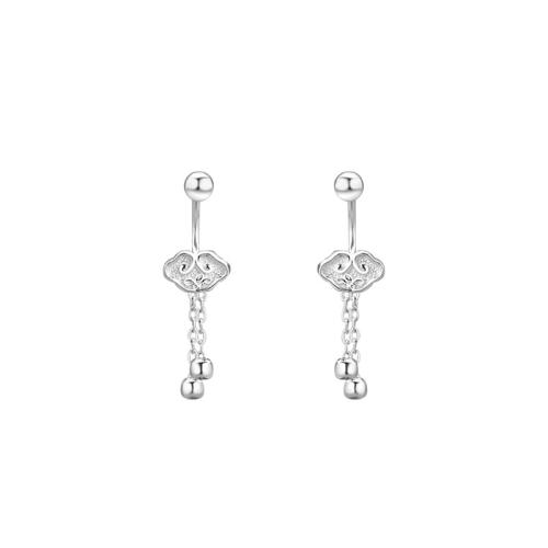 Sterling Silver Jewelry Earring, 925 Sterling Silver, do bhean, airgid, Díolta De réir Péire