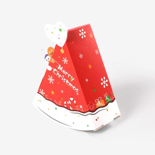 Papír Christmas Gift Box, Nyomtatás, több színt a választás, 125x60x145mm, Által értékesített PC