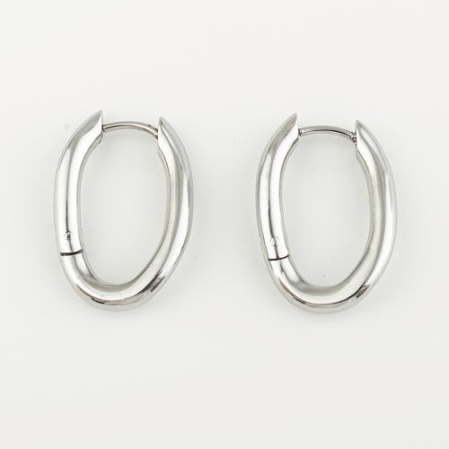 Rustfrit stål Lever Tilbage Earring, 316 Stainless Steel, mode smykker & for kvinde, oprindelige farve, 23x16mm, Solgt af par