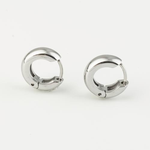 Stainless Steel Lever Terug Earring, 316 Roestvrij staal, mode sieraden & voor vrouw, oorspronkelijke kleur, 14x13mm, Verkocht door pair