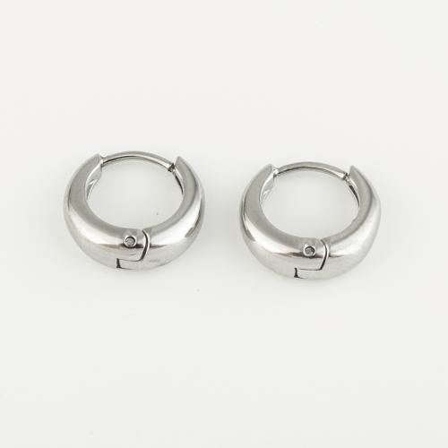 Rustfrit stål Lever Tilbage Earring, 316 Stainless Steel, mode smykker & for kvinde, oprindelige farve, 14x13mm, Solgt af par