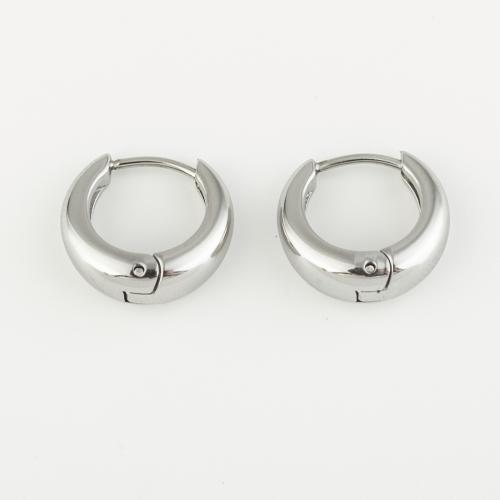 Rustfrit stål Lever Tilbage Earring, 316 Stainless Steel, mode smykker & for kvinde, oprindelige farve, 16x15mm, Solgt af par