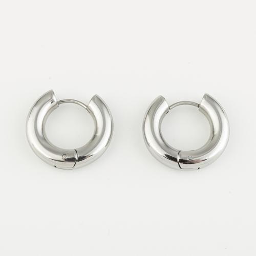 Stainless Steel Lever Terug Earring, 316 Roestvrij staal, mode sieraden & voor vrouw, oorspronkelijke kleur, 22x20mm, Verkocht door pair