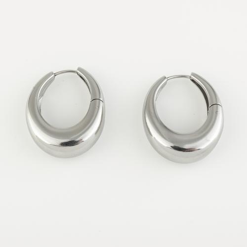 Rustfrit stål Lever Tilbage Earring, 316 Stainless Steel, mode smykker & for kvinde, oprindelige farve, 30x25mm, Solgt af par