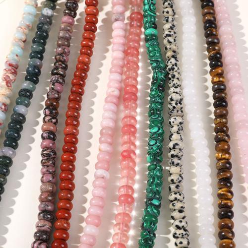 Gemstone Jewelry Beads Natural Stone Flat Round DIY 8mm Approx Sold By Strand