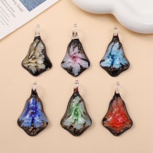 Fashion Lampwork Hangers, DIY, meer kleuren voor de keuze, 51x30mm, 12pC's/Bag, Verkocht door Bag