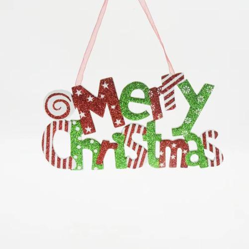 Christmas Decoration PE Foam with Glitter & Chemical Fiber Christmas Design & DIY Sold By PC