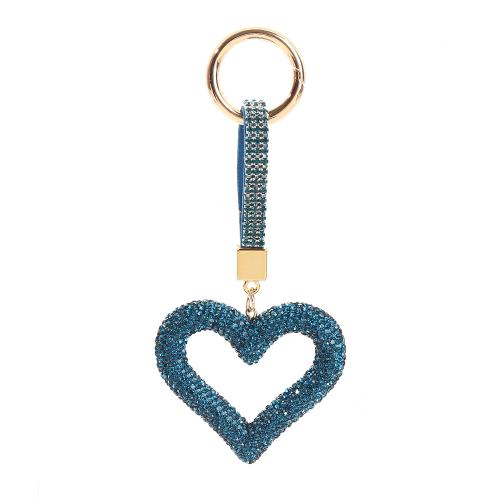 Zinc Alloy Key Clasp portable & multifunctional & with rhinestone Sold By PC