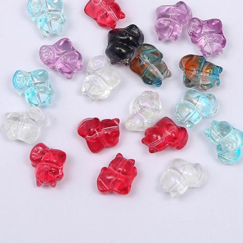 Hair Accessories DIY Findings Lampwork Fortune Cat stoving varnish DIY findings length 10-15mm Sold By PC