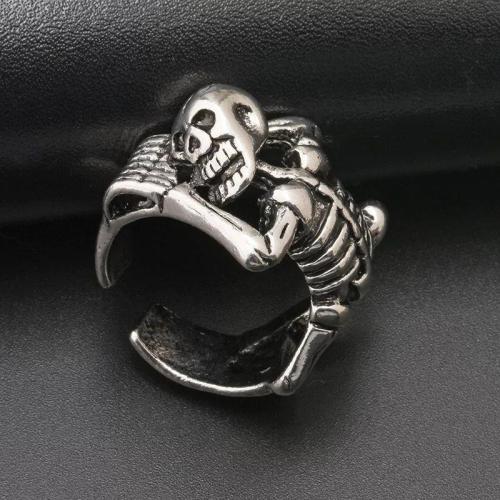 Zinklegierung Fingerring , antik silberfarben plattiert, Modeschmuck & verschiedene Stile für Wahl & für den Menschen, Inner diameter 17mm, verkauft von PC