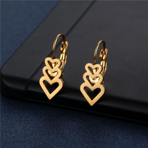 Cruach dhosmálta Lever Back Earring, 304 Cruach dhosmálta, jewelry faisin & do bhean & log, órga, 40mm, Díolta De réir Péire