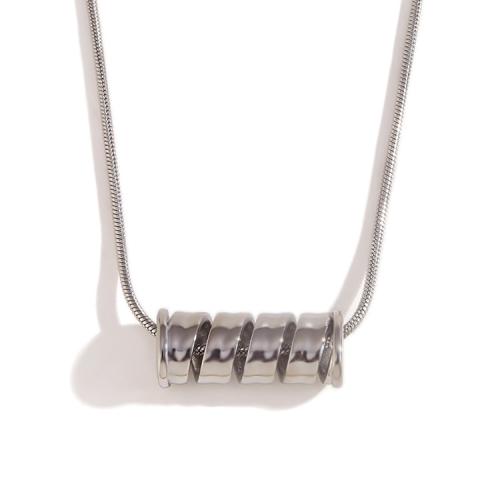 Stainless Steel Jewelry Necklace 304 Stainless Steel with 5cm extender chain plated fashion jewelry Length 45 cm Sold By PC