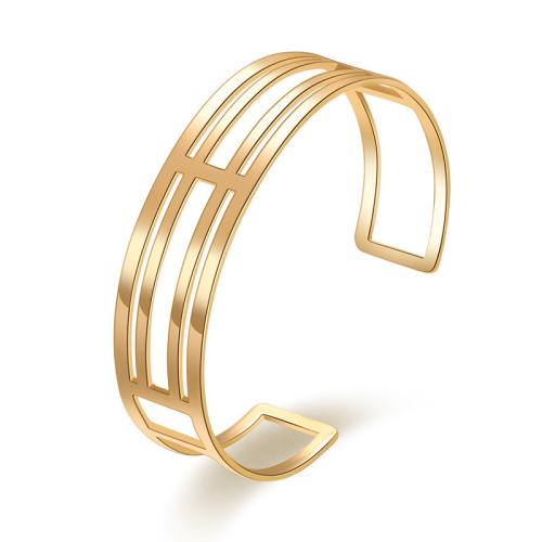 Messing Armbanden, plated, voor vrouw, gouden, Verkocht door PC