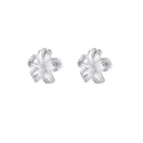 925 Sterling Silver Stud Earrings & for woman silver color Sold By Pair