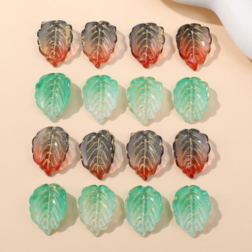 Lampwork Beads Leaf DIY Approx Sold By Bag