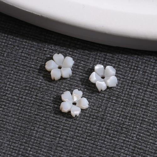 Hair Stick Findings White Lip Shell Flower polished DIY Sold By PC