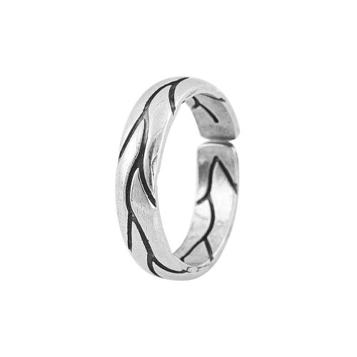 Zink Alloy Finger Ring, silver pläterad, mode smycken, silver, nickel, bly och kadmium gratis, Säljs av PC