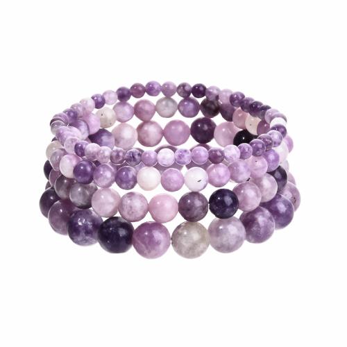 Gemstone Bracciali, pietra preziosa, with Obsidian, materiali diversi per la scelta & unisex & formato differente per scelta, nessuno, Lunghezza 19 cm, Venduto da set