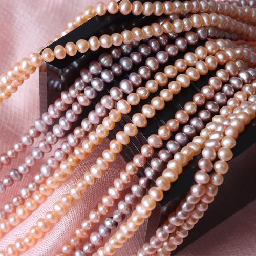 Cultured Potato Freshwater Pearl Beads DIY 3-4mm Sold Per 37-38 cm Strand