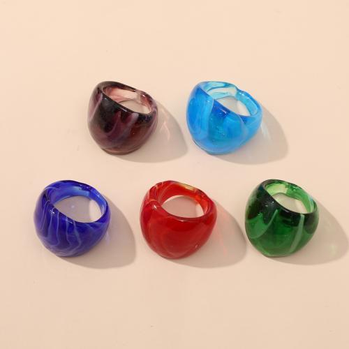 Fingerring Schmuck, Lampwork, Modeschmuck & unisex, keine, 26x25mm, 24PCs/Tasche, verkauft von Tasche