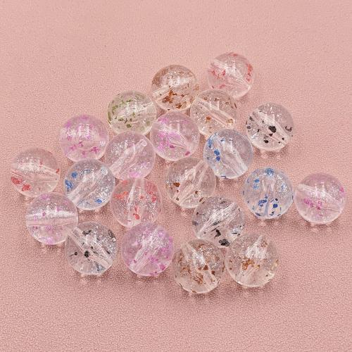 Acrylic Jewelry Beads Round DIY mixed colors Sold By Bag