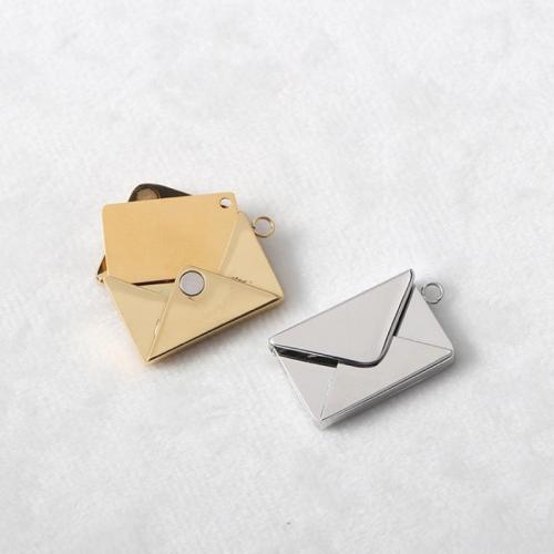 Stainless Steel Pendants 304 Stainless Steel Envelope polished DIY Sold By PC