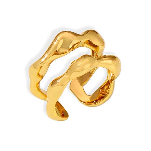 Brass Finger Ring plated fashion jewelry & for woman & hollow Sold By PC