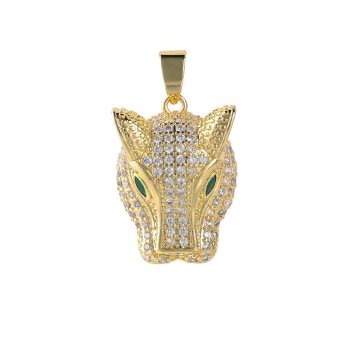 Cubic Zirconia Micro Pave Brass Pendant plated DIY & micro pave cubic zirconia Sold By PC