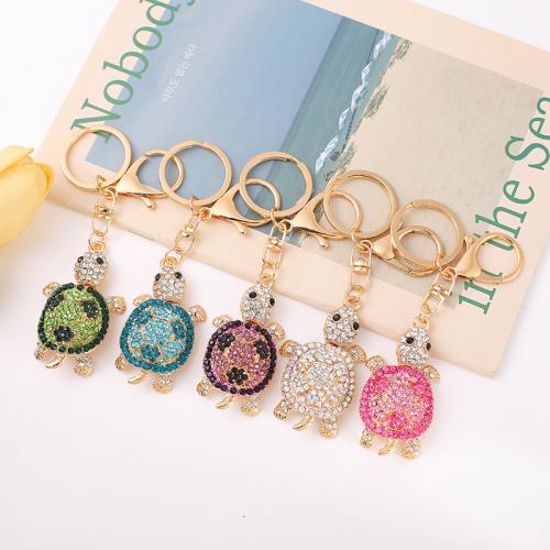 Zinc Alloy Key Clasp portable & with rhinestone Sold By PC