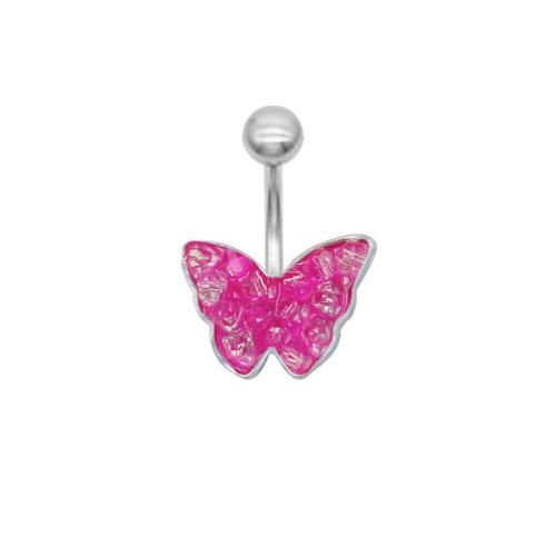 Zink Alloy belly ring, Unisex, fler färger för val, Säljs av PC