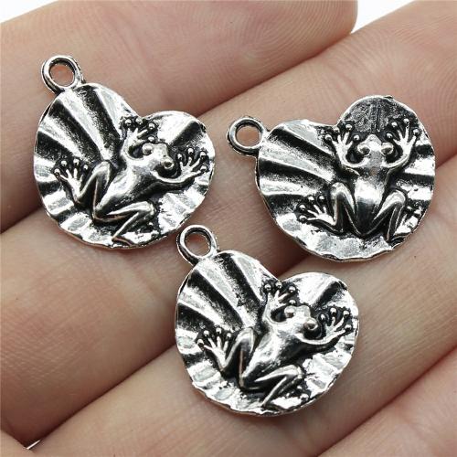 Zinc Alloy Heart Pendants plated DIY Sold By PC