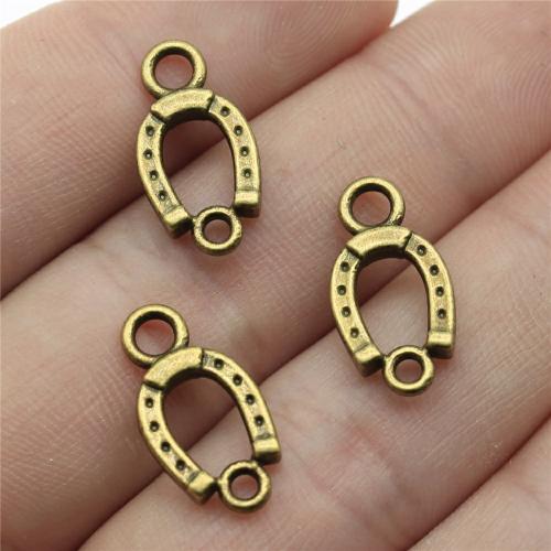 Zinc Alloy Connector Horseshoes plated DIY & 1/1 loop Sold By PC