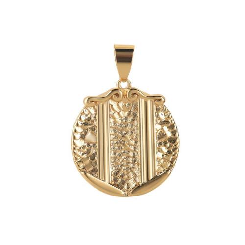 Brass Jewelry Pendants plated DIY gold Sold By PC