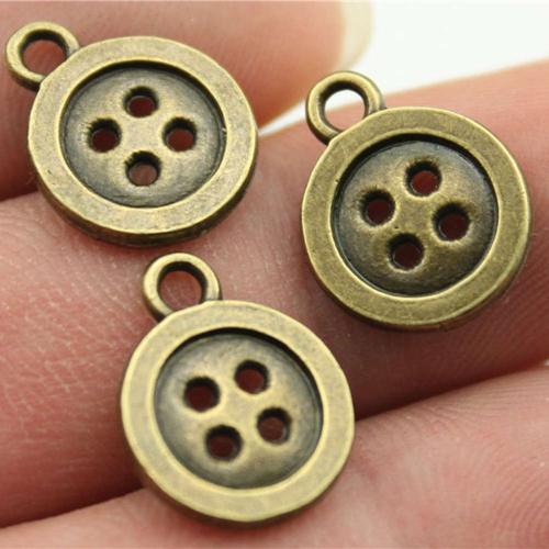 Zink Alloy Halsband, Button Shape, plated, DIY, fler färger för val, 16x12mm, Säljs av PC