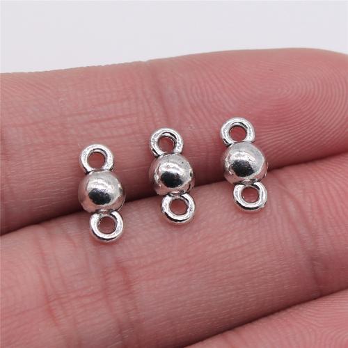 Zinc Alloy Connector Round plated DIY & 1/1 loop Sold By PC