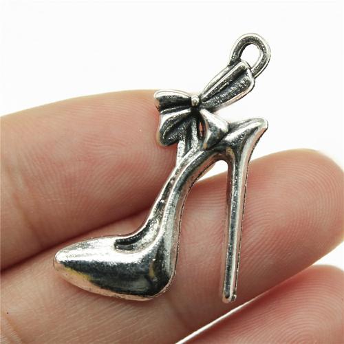 Zinc Alloy Shoes Pendants plated DIY Sold By PC