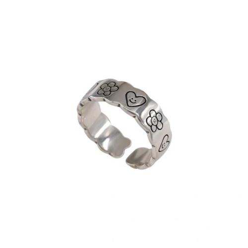 Cink Alloy Finger Ring, modni nakit & različitih stilova za izbor & za žene, više boja za izbor, Inner diameter 17mm, Prodano By PC