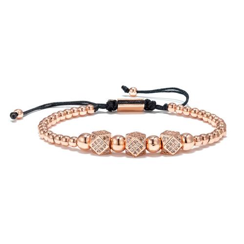 Cilindrata Zircone Bracciale in ottone micro pavimenta, Lunghezza regolabile & gioielli di moda & unisex & Micro spianare cubic zirconia, nessuno, Lunghezza Appross. 19 cm, Venduto da PC