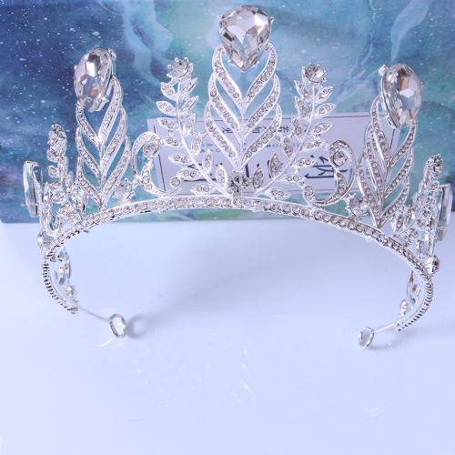 Tiaras, Cink ötvözet, divat ékszerek & a nő & strasszos, több színt a választás, width 167mm, height 74mm, Által értékesített PC