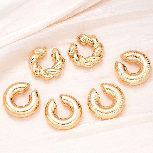 Earring Jewelry Copper Coated Plastic plated three pieces & fashion jewelry & Unisex gold Sold By Set