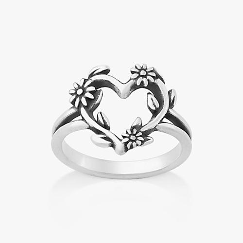 Zink Alloy Finger Ring, olika storlek för val & för kvinna, silver, Säljs av PC