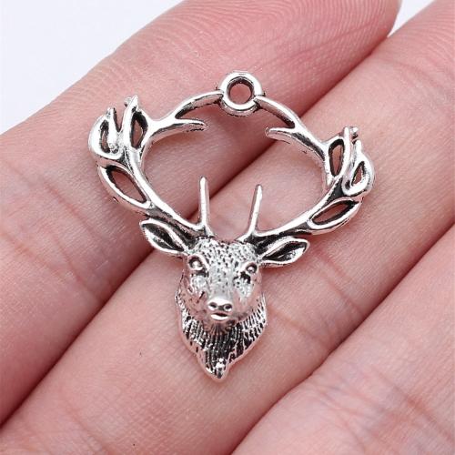 Zinc Alloy Animal Pendants antique silver color plated DIY Sold By PC