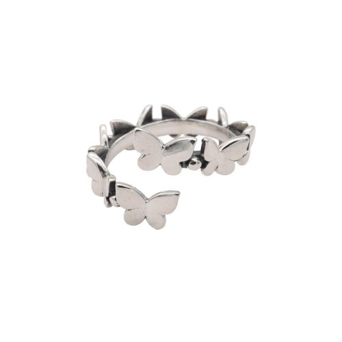 Sterling Silver Nakit Finger Ring, 925 Sterling Silver, Leptir, modni nakit & za žene, Veličina:7, Prodano By PC