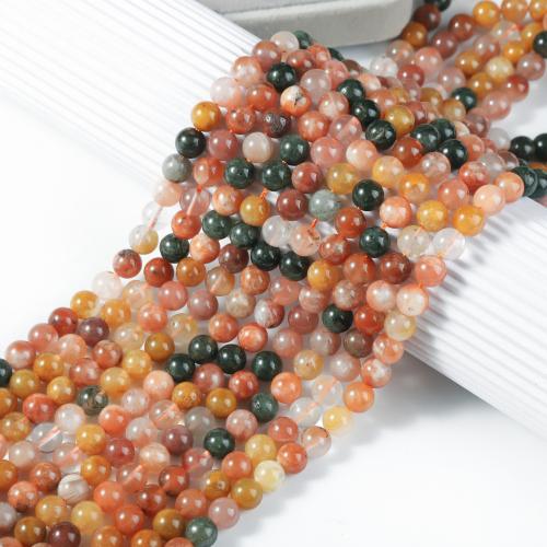 Prirodni kvarc nakit Beads, Rutil kvarc, Krug, možete DIY & različite veličine za izbor, više boja za izbor, Prodano By Strand