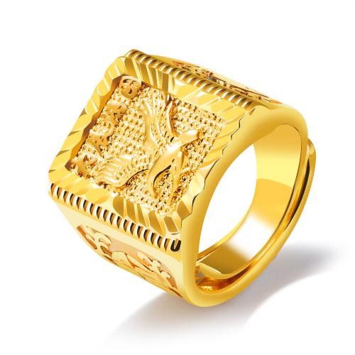 Messing ringen, gold plated, mode sieraden & voor de mens, wide:20mm, Verkocht door PC