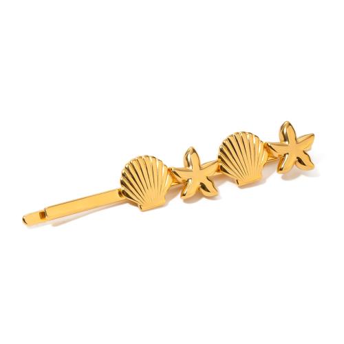 Hair Slide 304 Stainless Steel fashion jewelry & for woman gold Sold By PC