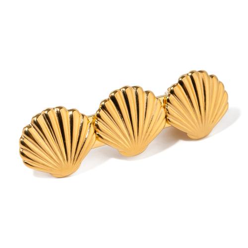 Alligator Hair Clip 304 Stainless Steel Shell for woman gold Sold By PC