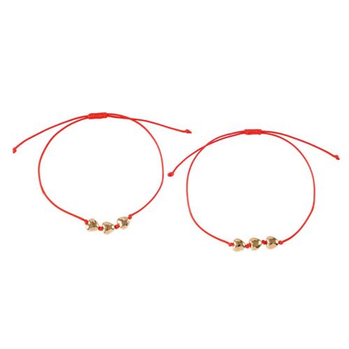 Fashion Create Wax Cord Bracelets Plastic with Korean Waxed Cord handmade 2 pieces & Unisex Sold By Set